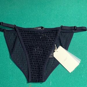 Kith Black Logo Bikini Bottom